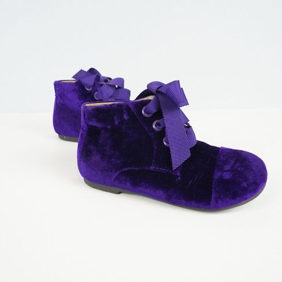 Age of Innocence toddler Girls booties shoes EU size 25 US 7 Velvet Purple - Picture 5 of 14